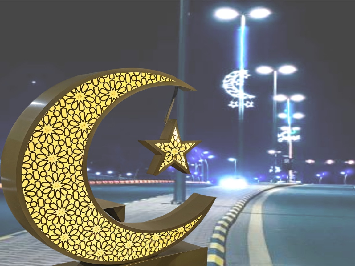 مشروع زينة رمضان في عدة مدن – أجواء روحانية وإضاءة إبداعية